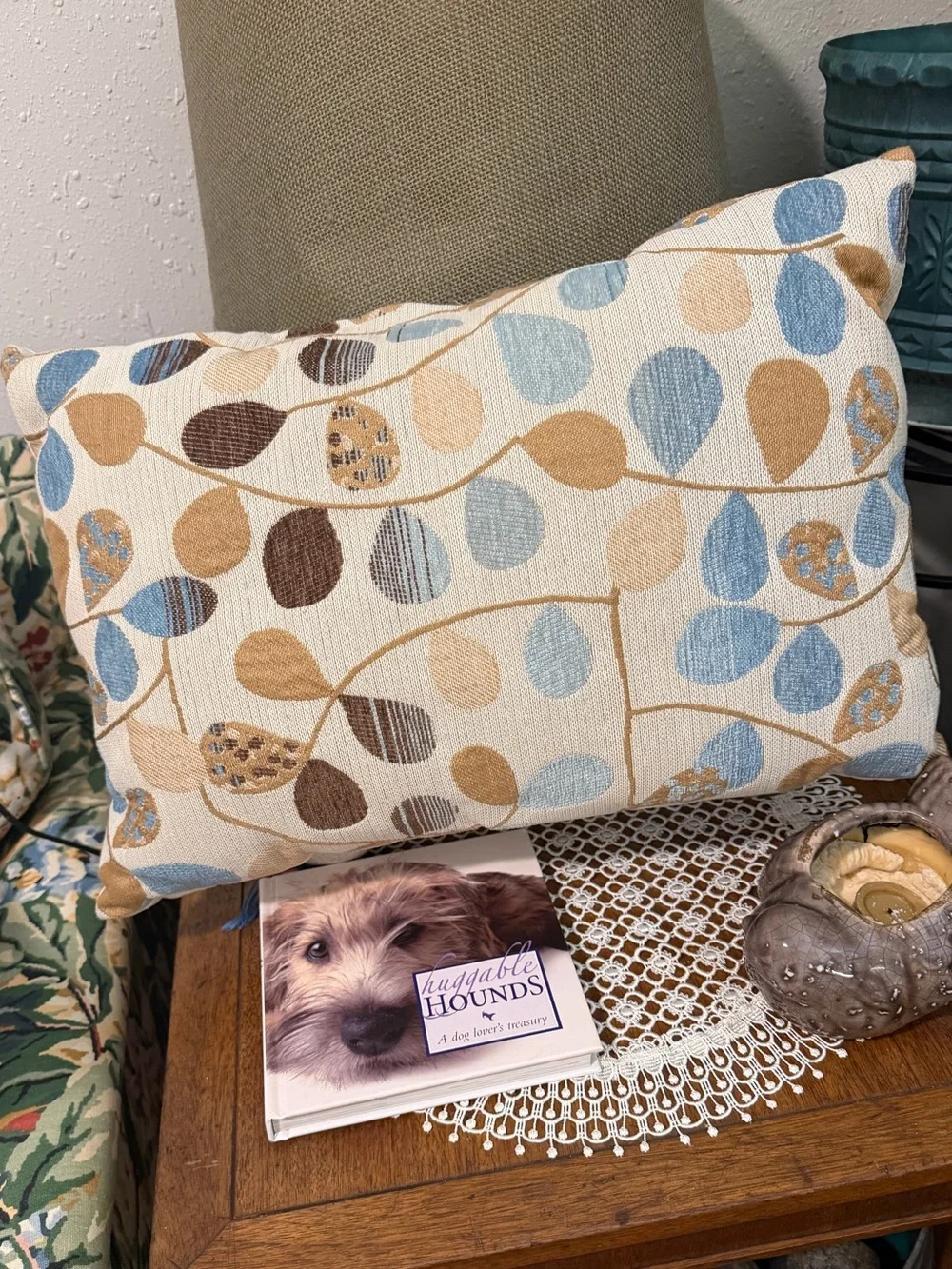 LUXURY LUMBAR BOTANICAL ACCENT PILLOW